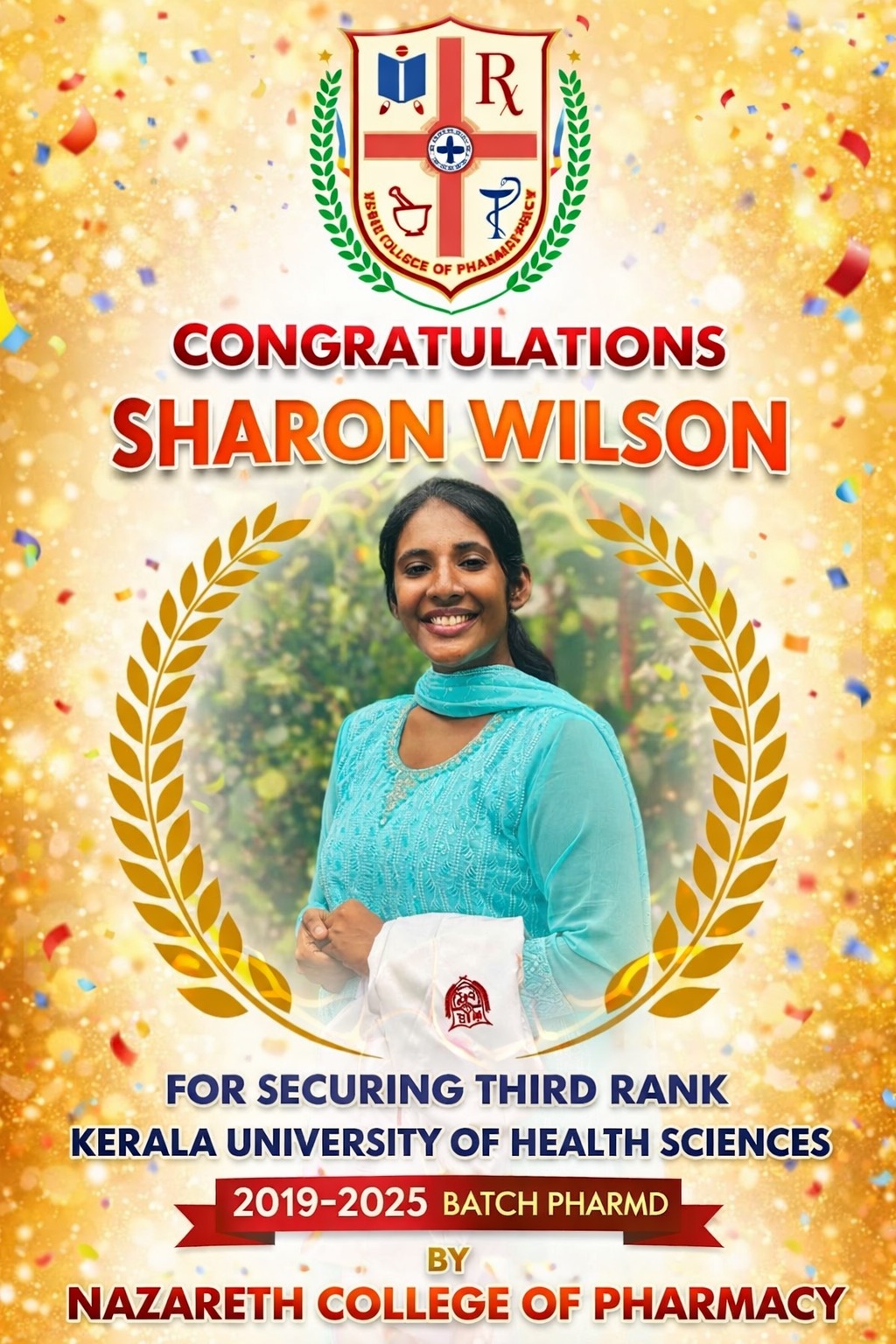 UNIVERSITY TOPPER PHARMD 2026